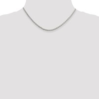 Sterling Silver 2.75mm Diamond-cut Spiga Chain view 4