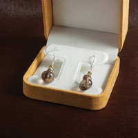 Sterling Silver Polished Fwc Pearl, Crystal & Smoky Quartz Dangle Earrings view 5