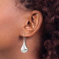 Sterling Silver French Wire Dangle Earrings view 3
