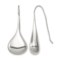 Sterling Silver French Wire Dangle Earrings view 1