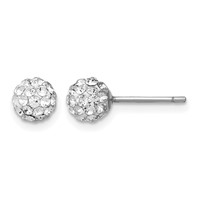 Sterling Silver RH 3 Pair Mop & Crystal Front Dangle Back Earring Set view 5