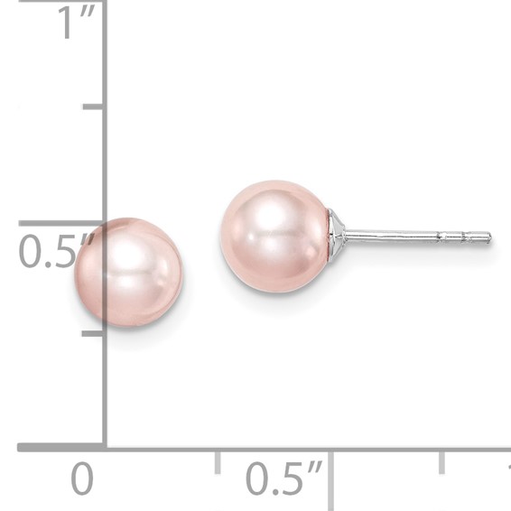 Sterling Silver Pearl Earring