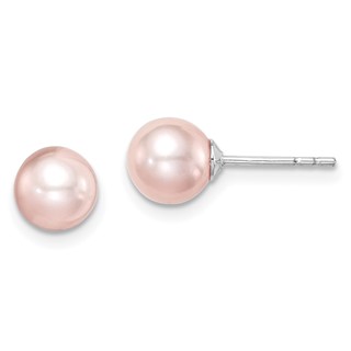 Sterling Silver Pearl Earring