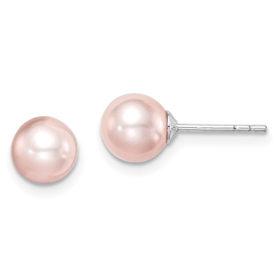 Sterling Silver Pearl Earring