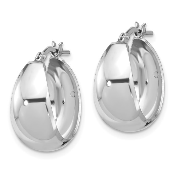 Sterling Silver Graduating Hoop Earrings