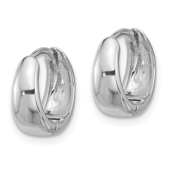 Sterling Silver Graduating Hinged Hoop Earrings