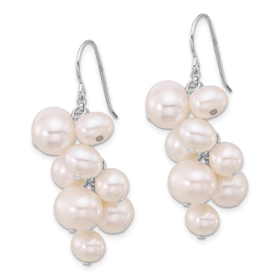 Sterling Silver FWC Pearl Dangle Earrings