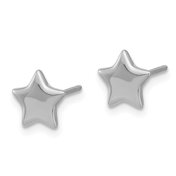 Sterling Silver Star Post Earrings