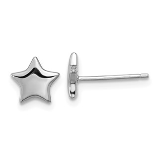 Sterling Silver Star Post Earrings