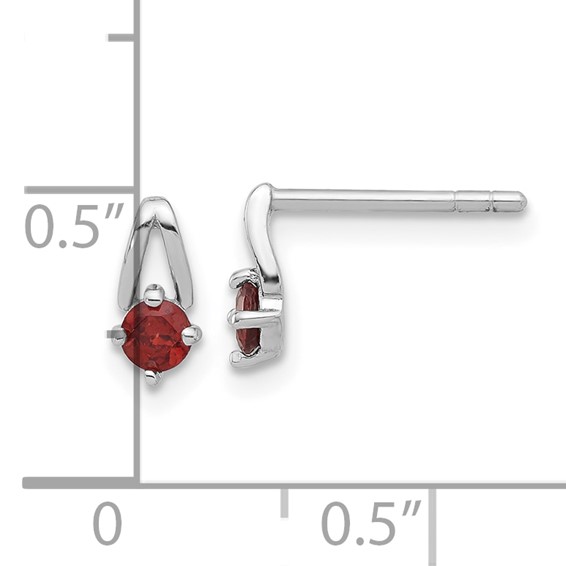 Gemstone Post Earrings                 