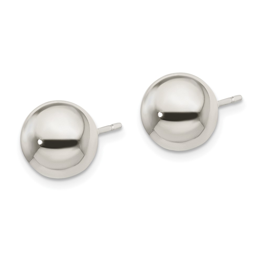 Sterling Silver Polished 10mm Ball Earrings (QE1835)