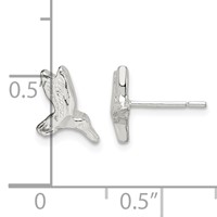 Sterling Silver Hummingbird Post Earrings view 4