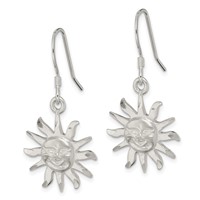 Sterling Silver Smiling Sunshine Earrings view 2