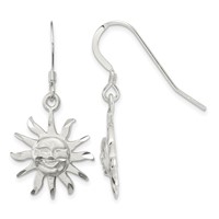 Sterling Silver Smiling Sunshine Earrings view 1