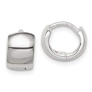 Sterling Silver Hinged Hoop Earring