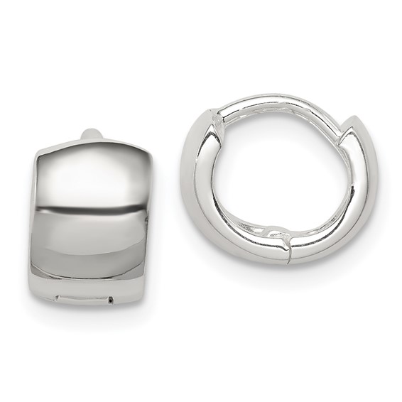 Sterling Silver Hinged Hoop Earring