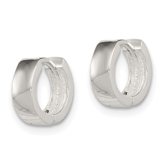 Sterling Silver Hinged Hoop Earrings