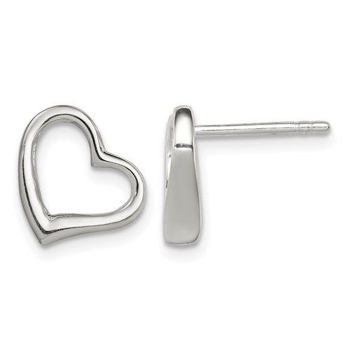Sterling Silver Heart Earrings