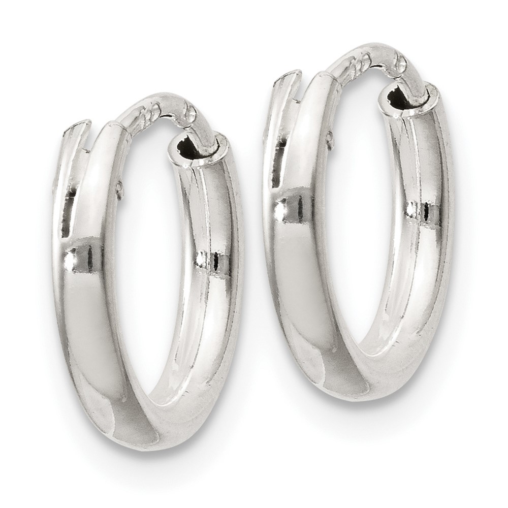 Sterling Silver 2mm Hoop Earrings (QE4362)