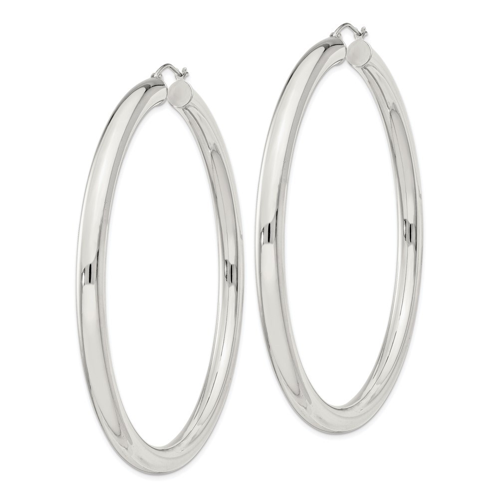 Sterling Silver 5mm Round Hoop Earrings (QE4412SP)