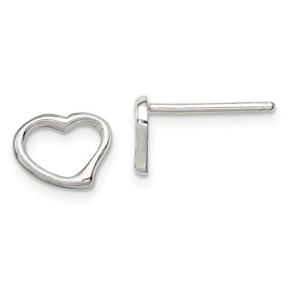 Sterling Silver Heart Earrings