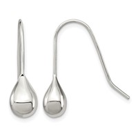 Sterling Silver Teardrop Earrings view 1