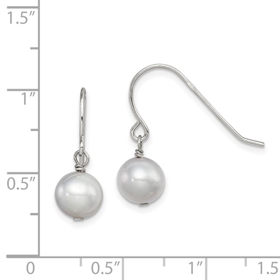 Sterling Silver FWC Pearl Dangle Earrings