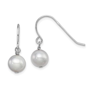 Sterling Silver FWC Pearl Dangle Earrings
