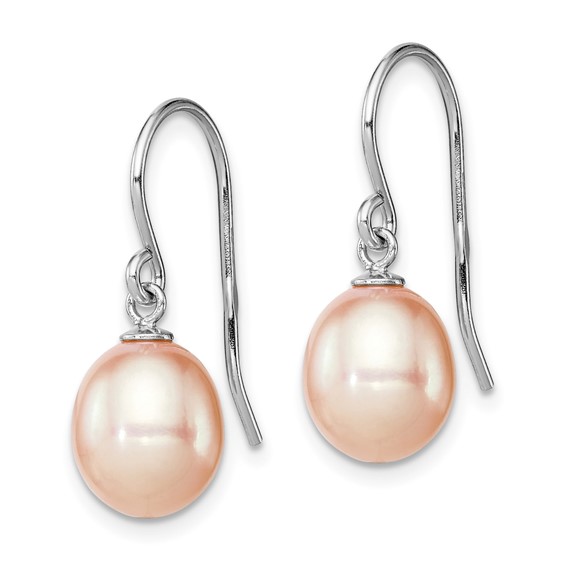 Sterling Silver FWC Pearl Dangle Earrings