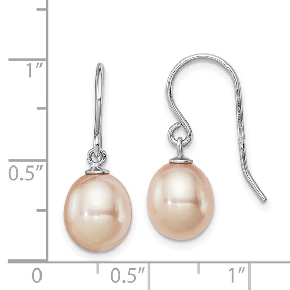 Sterling Silver FWC Pearl Dangle Earrings