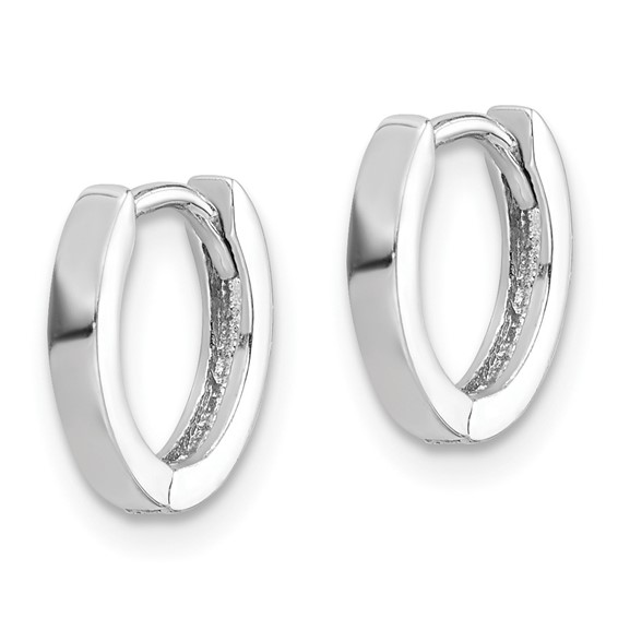 Sterling Silver Hinged Hoop Earrings