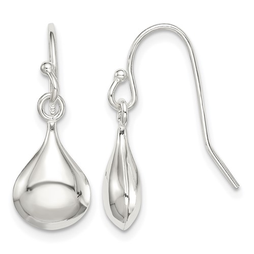Sterling Silver Shepherd Hook Earrings