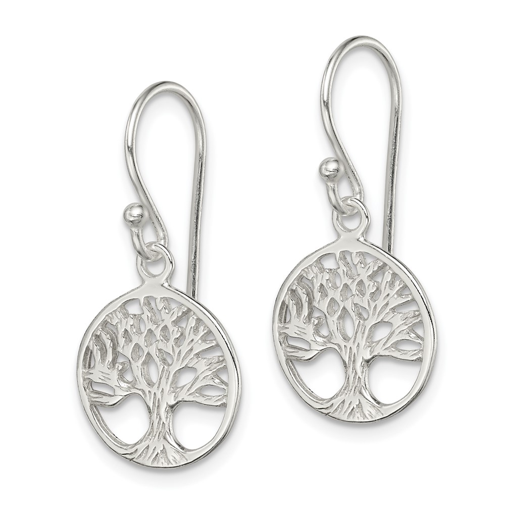 Sterling Silver Shepherd Hook Earrings (QE8977)
