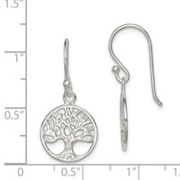 Sterling Silver Shepherd Hook Earrings view 4
