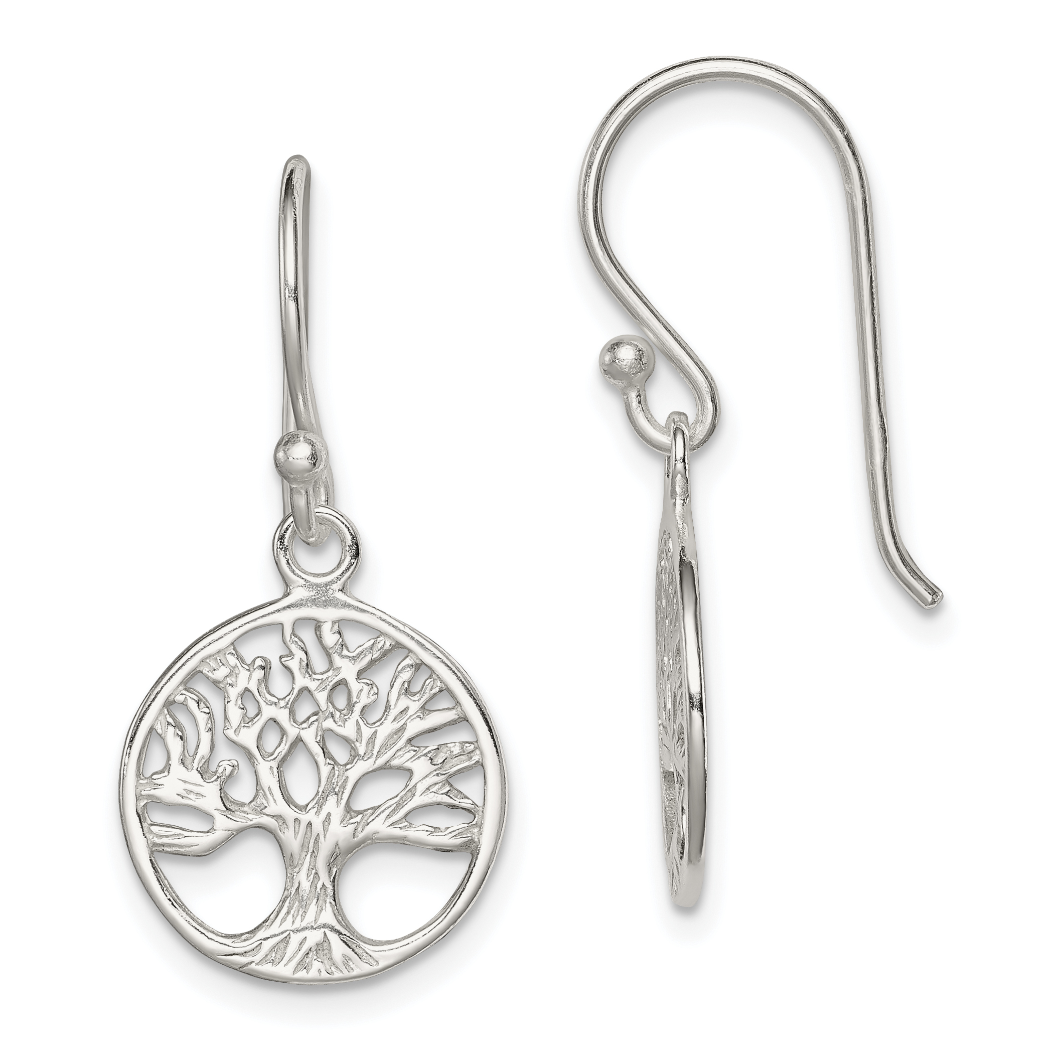 Sterling Silver Shepherd Hook Earrings (QE8977)
