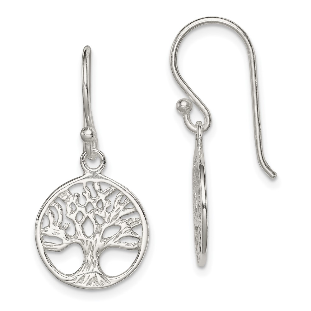 Sterling Silver Shepherd Hook Earrings (QE8977)