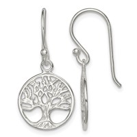 Sterling Silver Shepherd Hook Earrings view 1