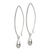 Sterling Silver Fancy Earrings view 2