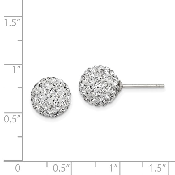 Sterling Silver Crystal Earring