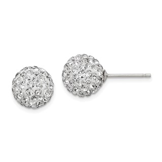 Sterling Silver Crystal Earring