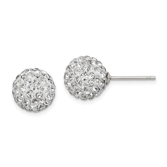 Sterling Silver Crystal Earring