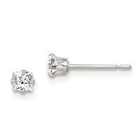 Sterling Silver 3 Piece Stellux CrystalPost EarringSet view 2