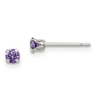 Sterling Silver 3 Piece Stellux CrystalPost EarringSet view 4
