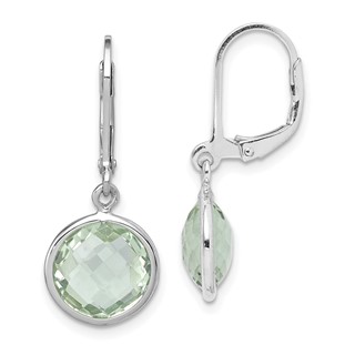 Sterling Silver Gemstone Dangle Earring
