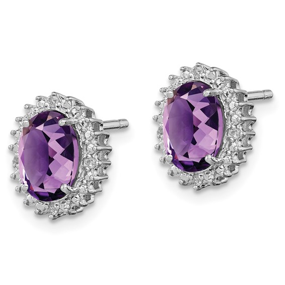Gemstone & Diamond Earrings