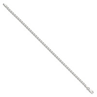 Sterling Silver 3.15mm D C Flat Anchor Curb Chain view 2