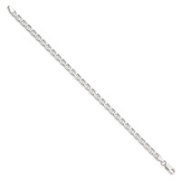 Sterling Silver 4.65mm D C Flat Anchor Curb Chain view 2