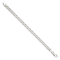 Sterling Silver 6.5mm D C Flat Anchor Curb Chain view 2