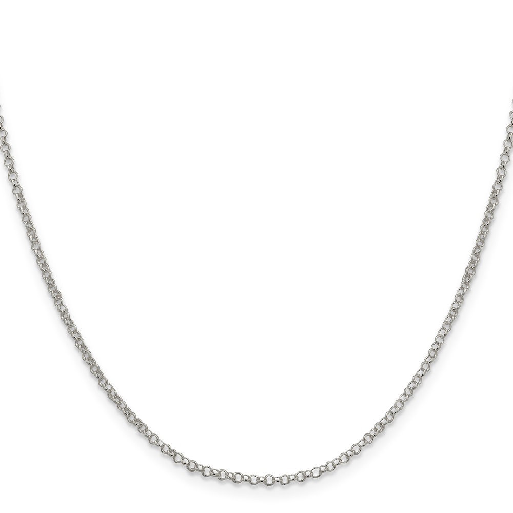 Sterling Silver 2mm Rolo Chain (QFC1-30)