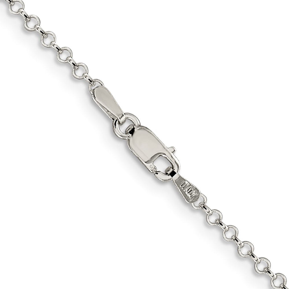 Sterling Silver 2mm Rolo Chain (QFC1-30)